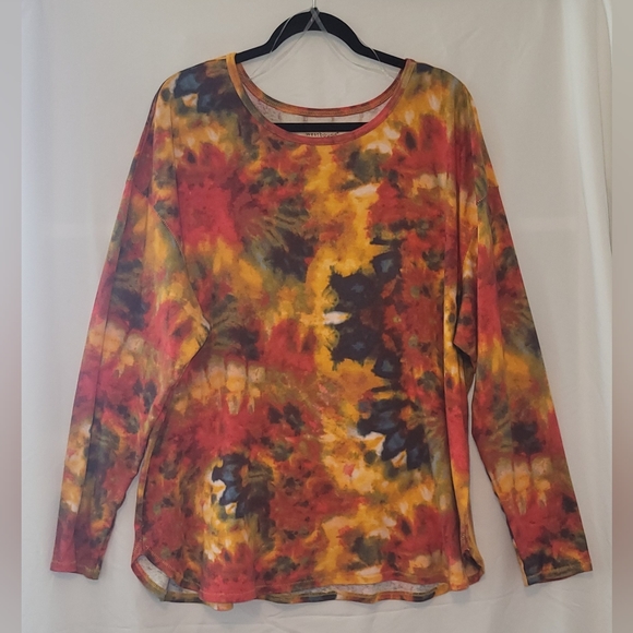 Womans Size 2X Plus Size Westbound Blouse Long Sleeve Preowned - Picture 3 of 11